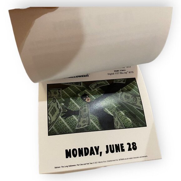 Batman The Long Halloween DVD Blu Ray Promo Press Items Pumpkin Stencils - Picture 3 of 9